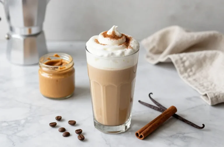 Cinnamon Roll Latte Keto Smoothie That Tastes Like Dessert