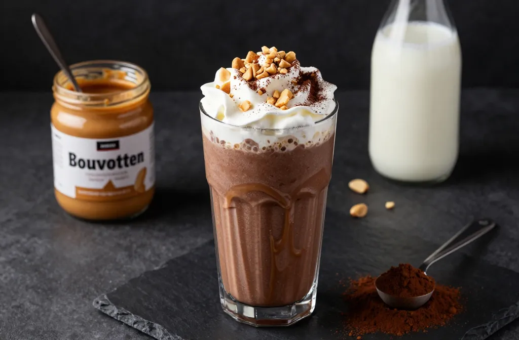 Chocolate Peanut Butter Swirl Keto Smoothie That Slaps