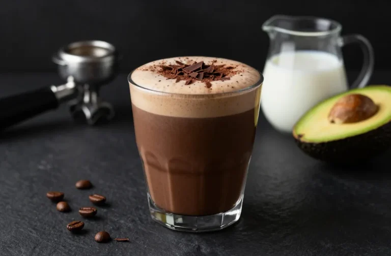 Dark Chocolate Espresso Cream Keto Smoothie That Slaps