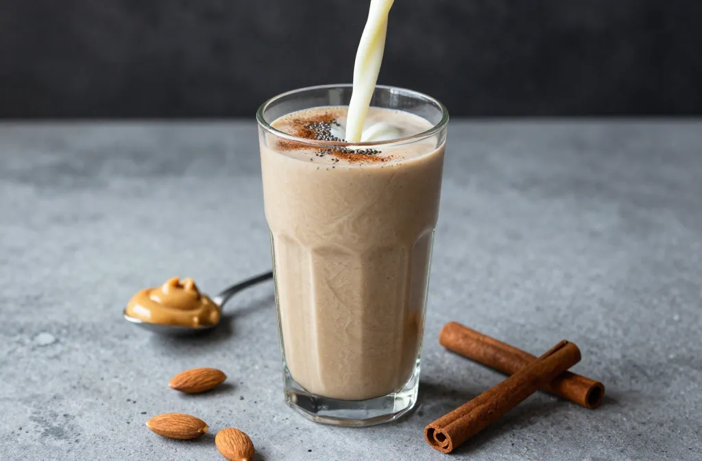Cinnamon Almond Butter Keto Smoothie That Slaps