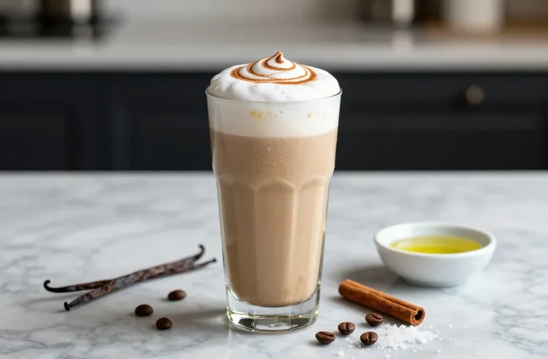 Cinnamon Vanilla Keto Latte Smoothie That Powers Mornings