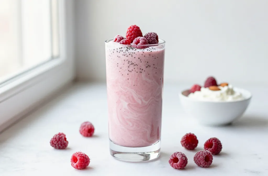 Raspberry Cream Dream Keto Smoothie That Feels Like Dessert