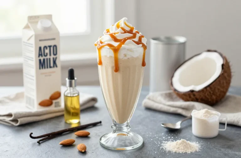 Vanilla Caramel Keto Smoothie That Tastes Like Dessert