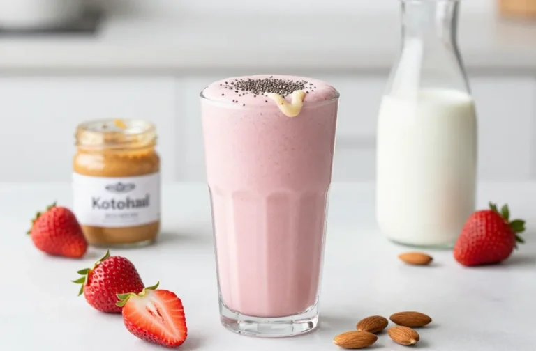 Strawberry Almond Bliss Keto Smoothie That Feels Like Dessert
