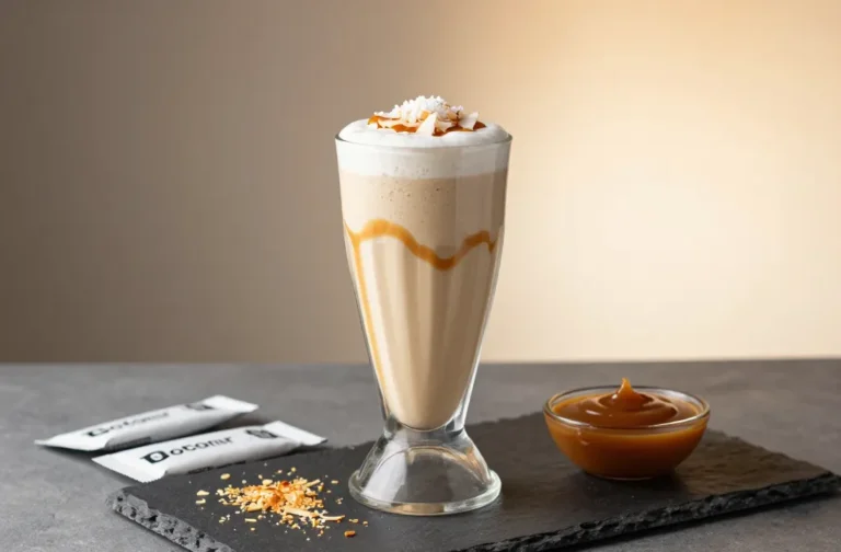 Coconut Caramel Keto Smoothie That Tastes Like Dessert