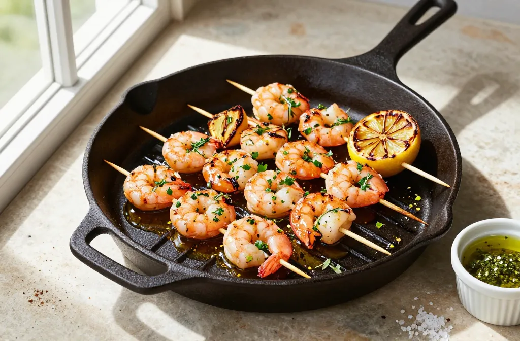 Mediterranean Keto Shrimp Skewers in 20 Minutes Flat