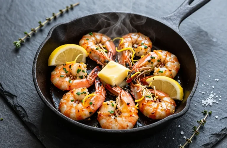 Garlic Butter Keto Shrimp Skillet in 15 Minutes Flat