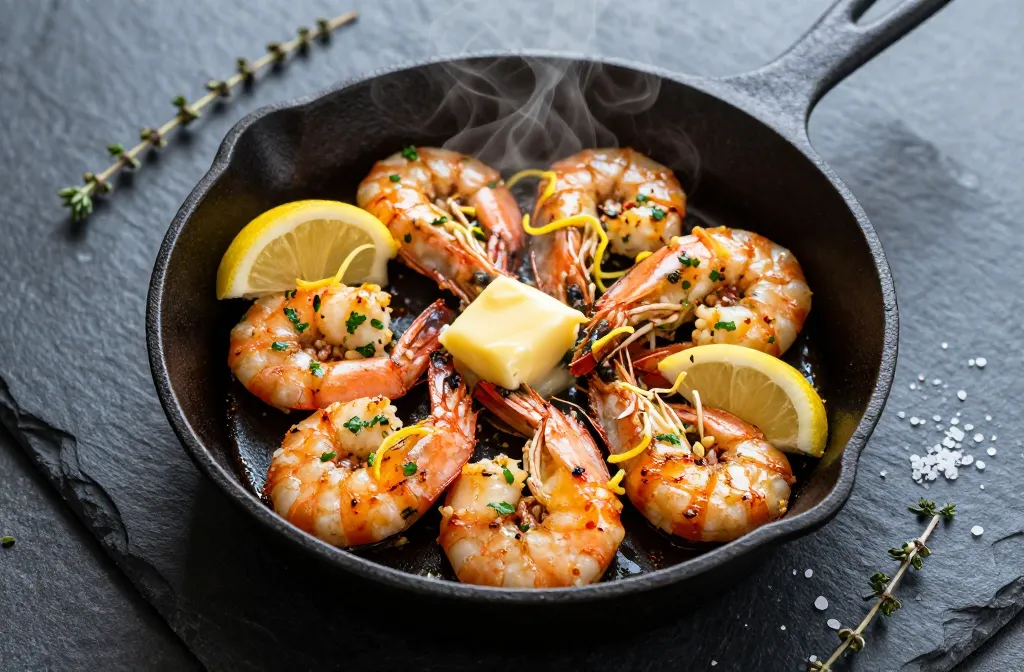 Garlic Butter Keto Shrimp Skillet in 15 Minutes Flat