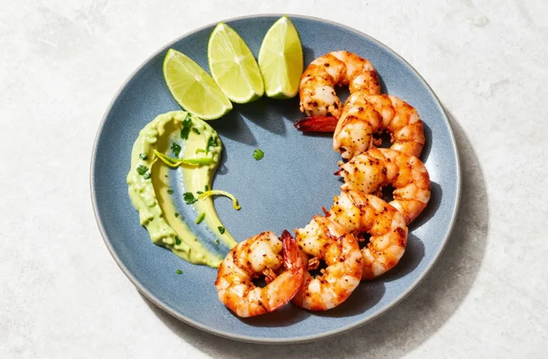 Keto Shrimp with Zesty Avocado Dressing You’Ll Crave