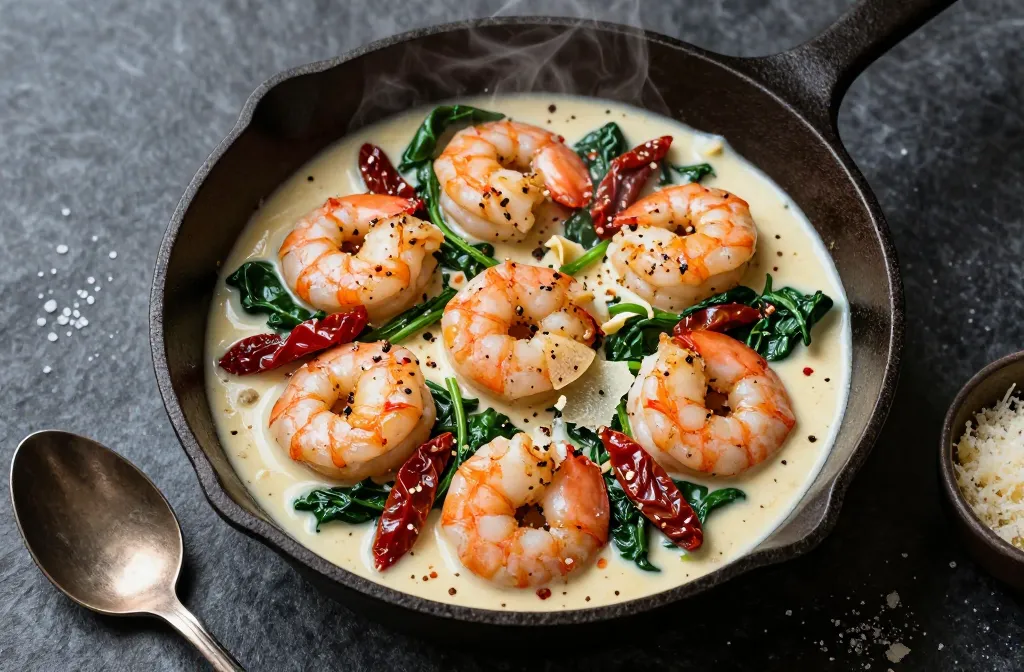 Keto Creamy Tuscan Shrimp Weeknight Wow Factor