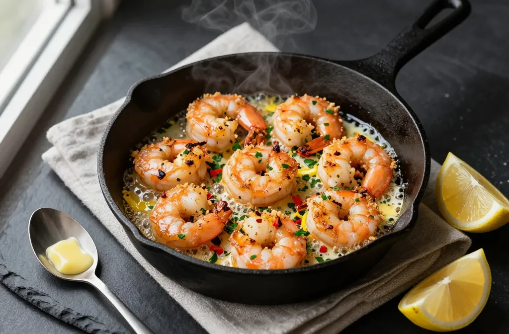 Garlic Parmesan Keto Shrimp Bake That Practically Cooks Itself