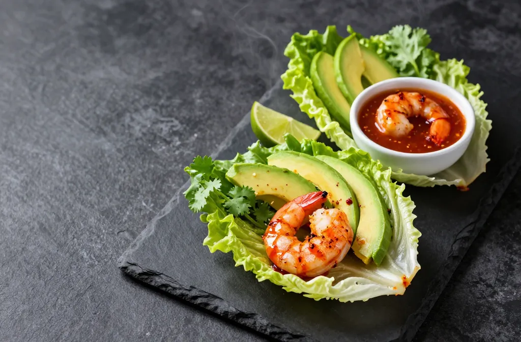 Spicy Keto Shrimp Lettuce Wraps That Bring the Heat
