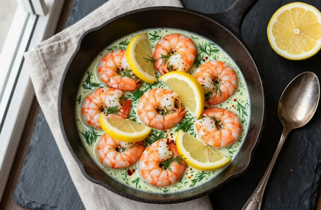 Keto Shrimp in Creamy Lemon Dill Sauce Weeknight Magic