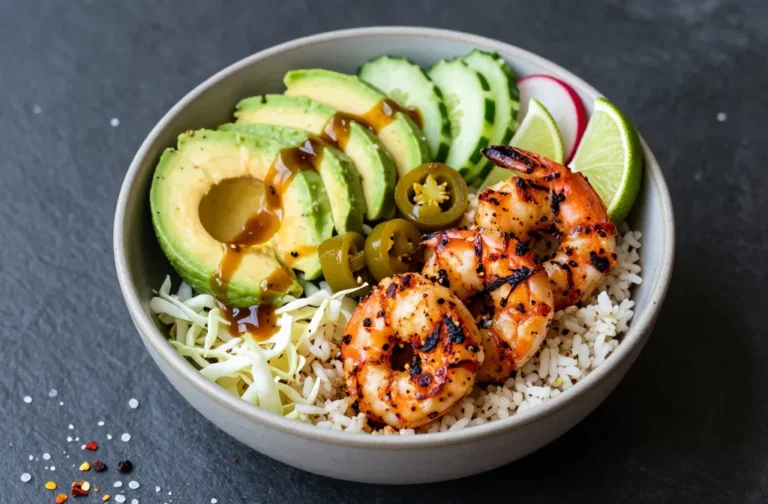 Keto Spicy Shrimp & Avocado Bowl That Slaps Tonight