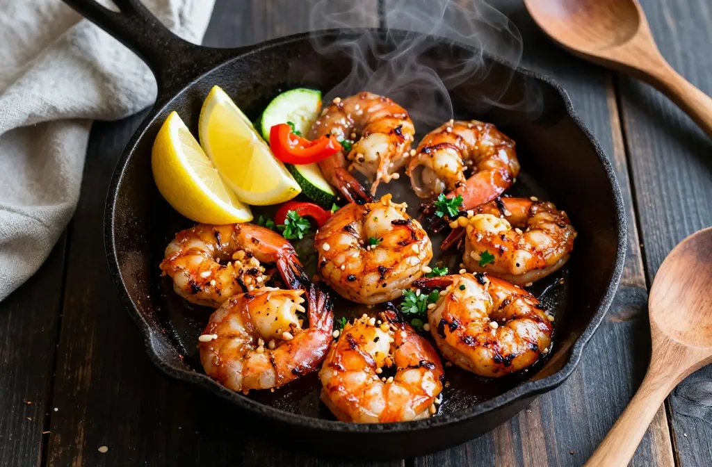 Cajun Garlic Keto Shrimp Skillet in 20 Minutes Flat