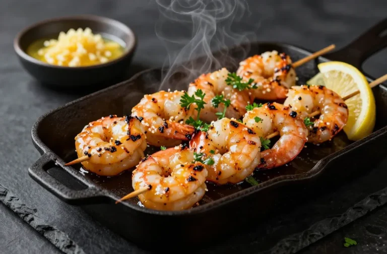 Keto Butter Garlic Shrimp Skewers That Taste Like Luxury