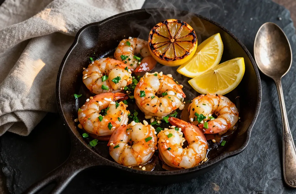 Keto Shrimp with Lemon Herb Butter in 20 Minutes Flat