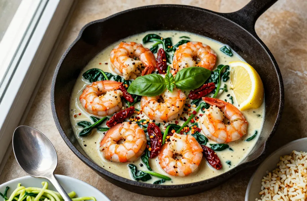 Keto Creamy Tuscan Shrimp Skillet That Wows Fast