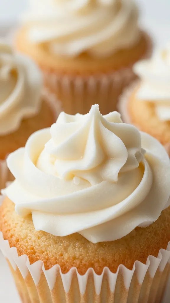 closeup of frosted cupcake under a red “not now” sticker