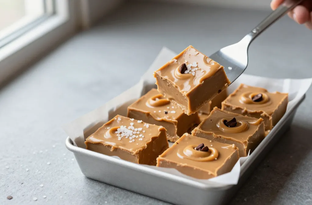 Keto Peanut Butter Freezer Fudge in 10 Minutes Flat