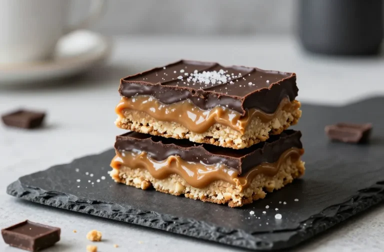 Gooey Keto Peanut Butter Caramel Bars That Slap