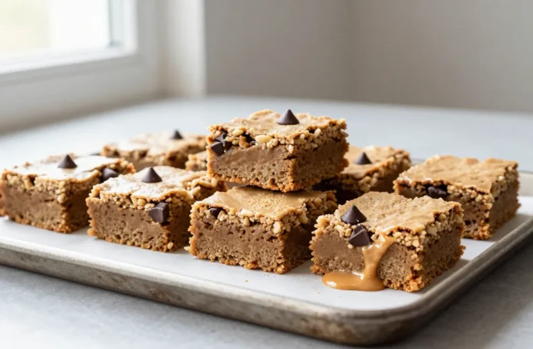Irresistible Keto Peanut Butter Almond Flour Blondies