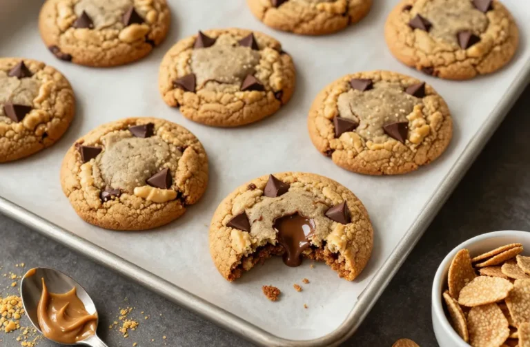 Keto Peanut Butter Chocolate Chip Cookies That Don’T Crumble