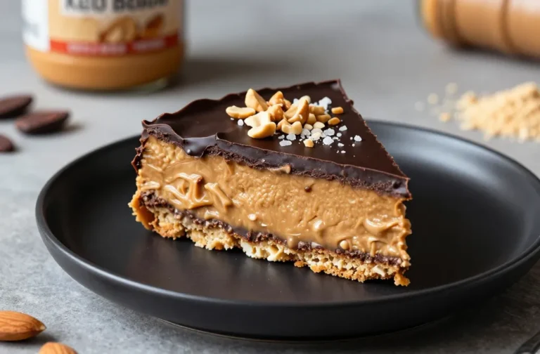 Keto Peanut Butter Layered Dessert That Tastes Illegal