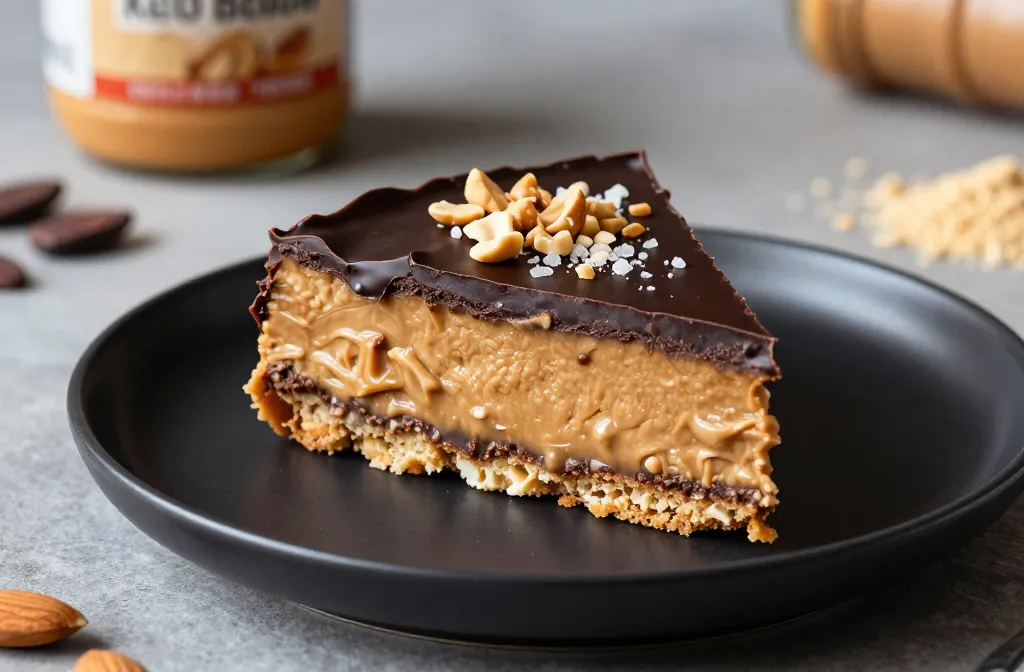 Keto Peanut Butter Layered Dessert That Tastes Illegal
