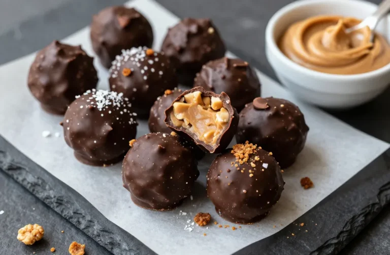 Keto Peanut Butter Crunch Truffles That Snap and Satisfy