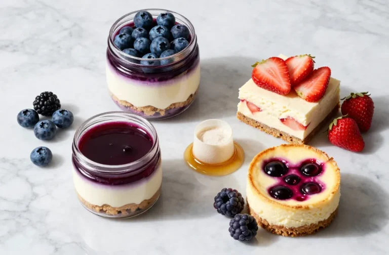 10 High Protein Berry Cheesecake Desserts That Slap