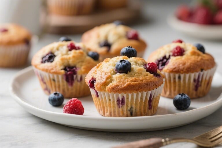 Healthy Berry Muffins – Light, Moist, and Packed With Real Fruit