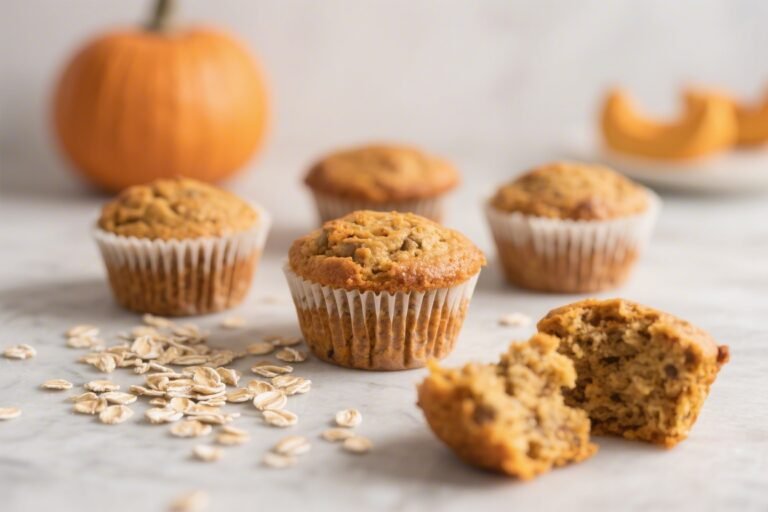 Healthy Pumpkin Oat Muffins – Wholesome, Cozy, and Easy