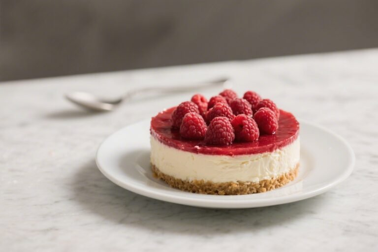 No Bake Raspberry Cheesecake – A Creamy, Fresh, and Easy Dessert