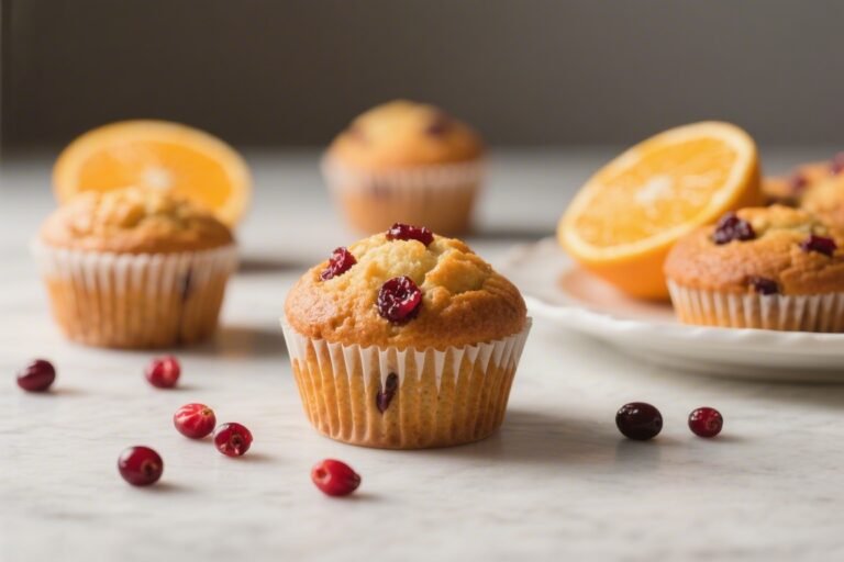 Healthy Orange Cranberry Muffins – Bright, Fresh, and Naturally Sweet