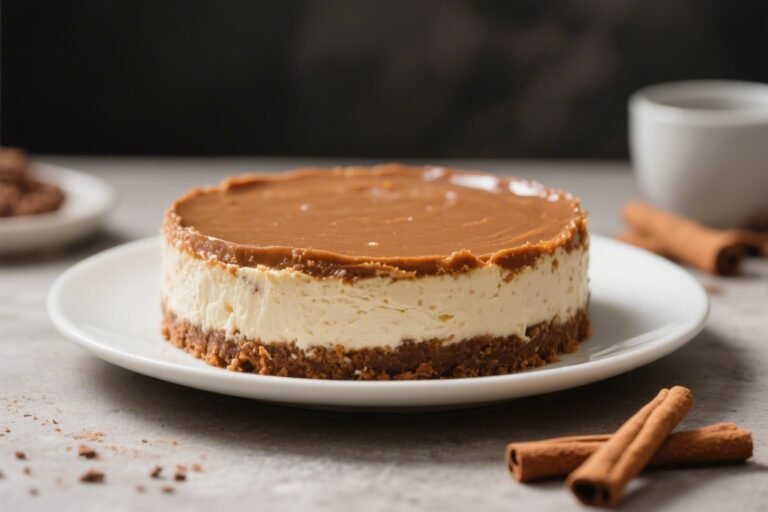 No Bake Gingerbread Cheesecake – Creamy, Spiced, and Effortless