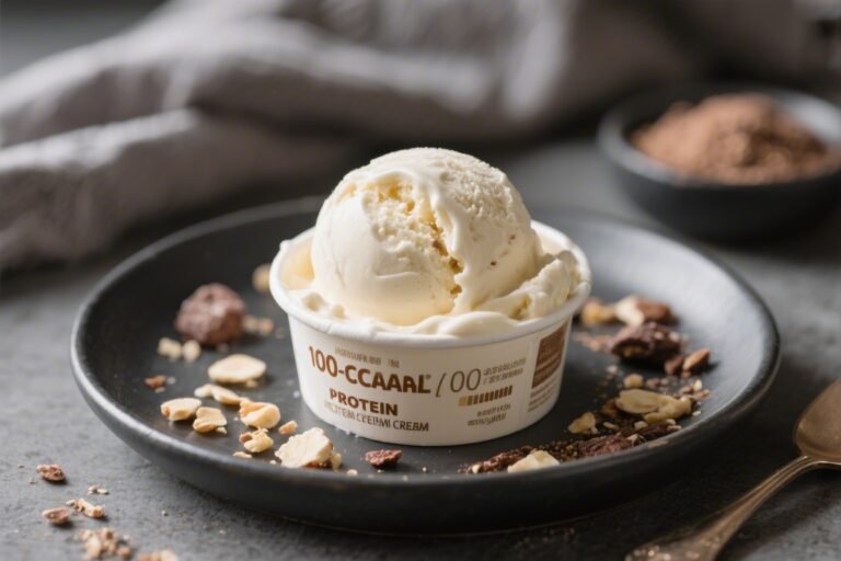 100-Calorie Protein Ice Cream – Creamy, Light, and Easy