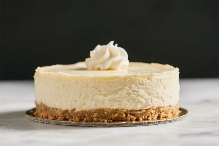 No Bake Vanilla Cheesecake – Creamy, Simple, and Crowd-Pleasing