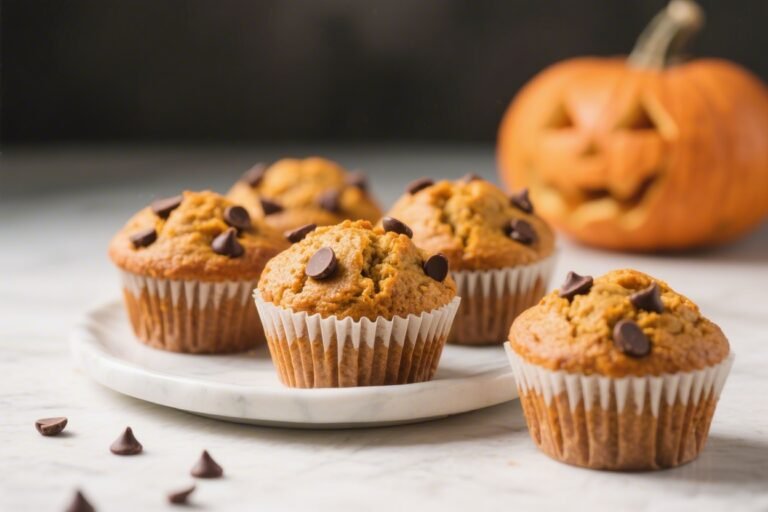 Healthy Pumpkin Chocolate Chip Muffins – A Cozy, Better-For-You Treat