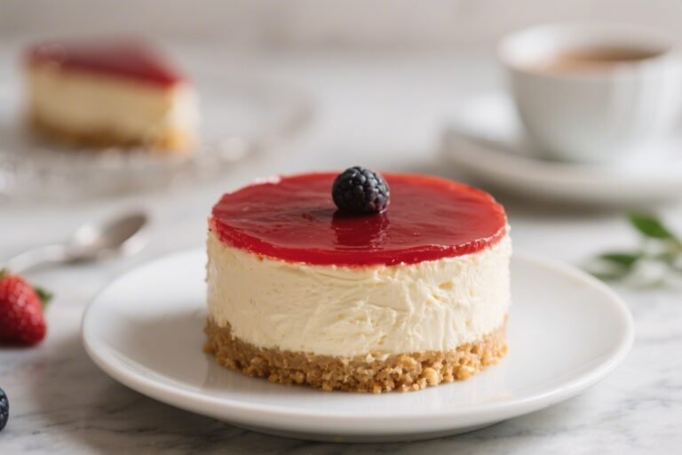 No Bake Cheesecake in 5 Minutes – Creamy, Quick, and Crowd-Pleasing