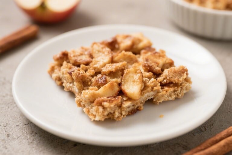 100-Calorie Apple Cinnamon Microwave Crisp – A Fast, Cozy Dessert for One