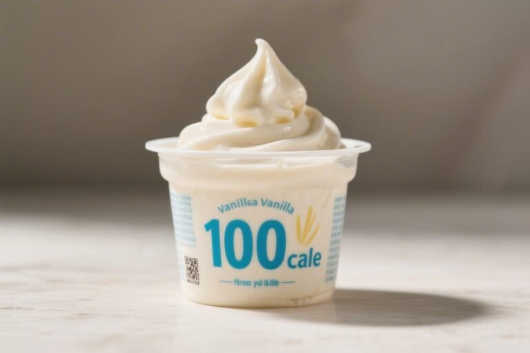100-Calorie Vanilla Frozen Yogurt – Light, Creamy, and Satisfying