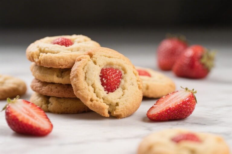 Keto Strawberry Cookies – Soft, Chewy, and Low-Carb Treats