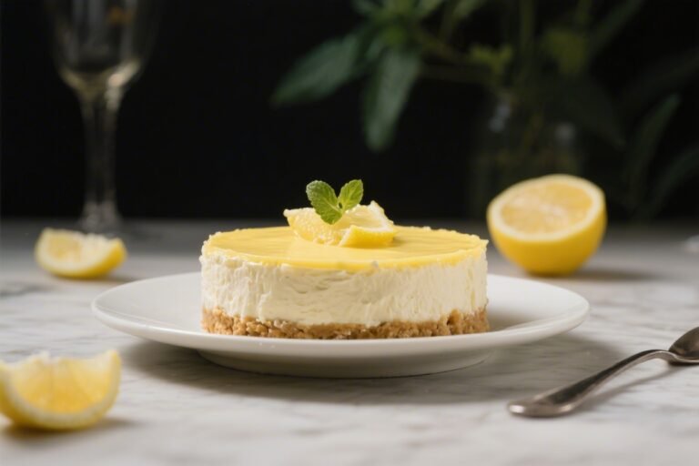 No Bake Lemon Cheesecake – Bright, Creamy, and Effortless