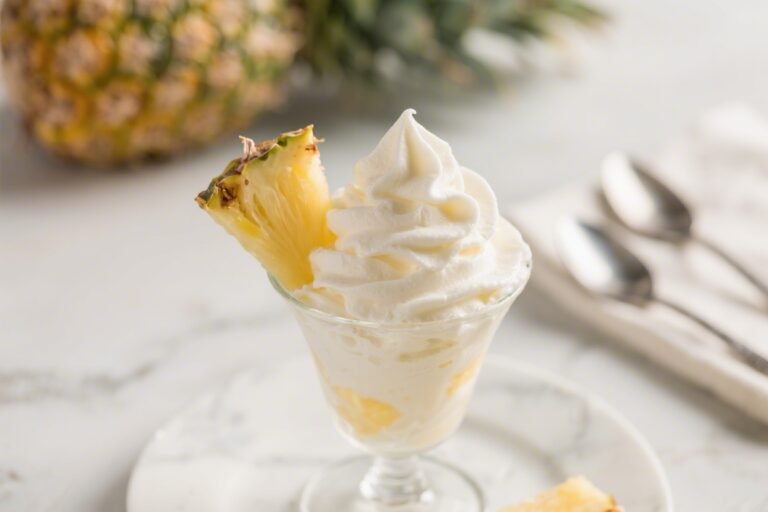 100-Calorie Pineapple Whip – Light, Creamy, and Refreshing
