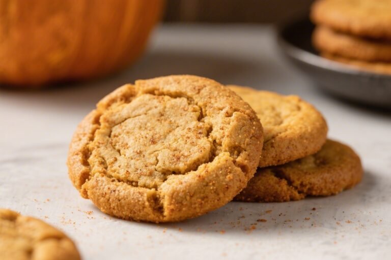 Keto Pumpkin Snickerdoodle Cookies – Soft, Spiced, and Low-Carb