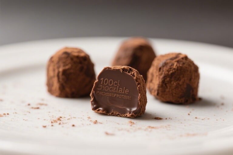 100-Calorie Chocolate Protein Truffles – Rich, Simple, and Satisfying