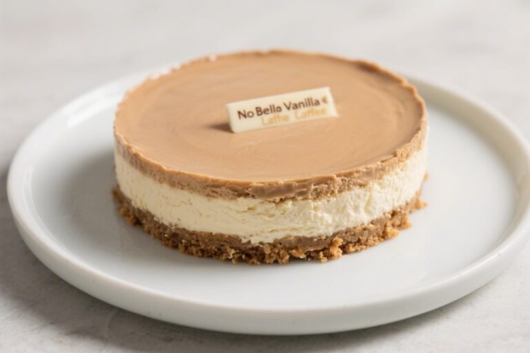 No Bake Vanilla Latte Cheesecake – Creamy, Coffee-Kissed Dessert Without the Oven