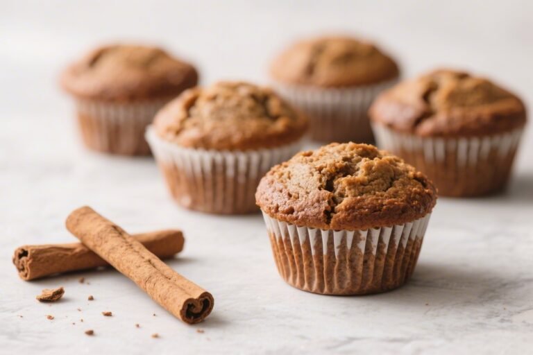 Healthy Gingerbread Muffins – Warm Spice, Soft Crumb, Better-For-You Treat