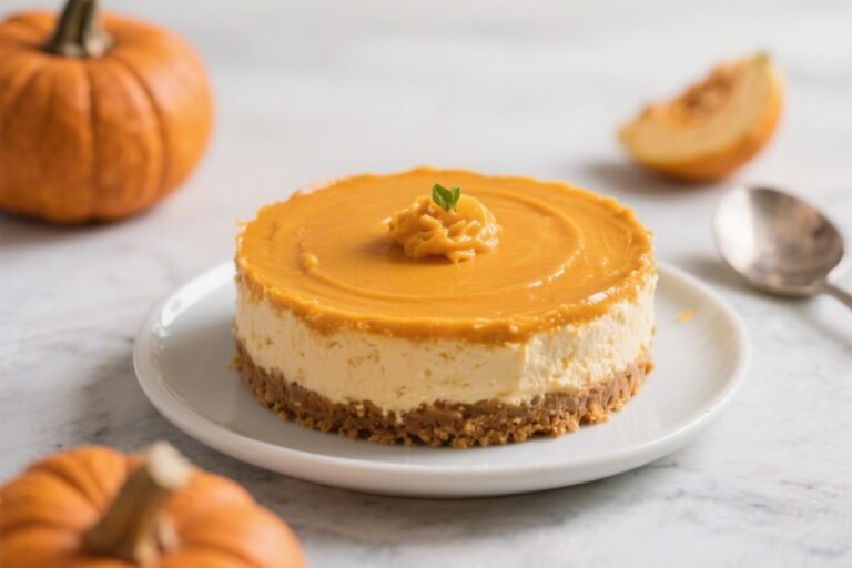 No Bake Pumpkin Cheesecake – Creamy, Cozy, and Surprisingly Easy
